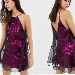 Free people ghost mini dress